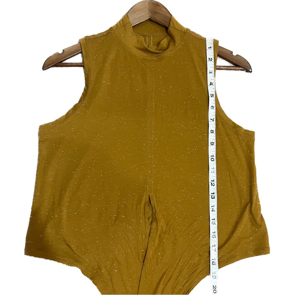 Lululemon Time To Restore Mock Neck Tank Spiced Bronze Size 2 View 4
